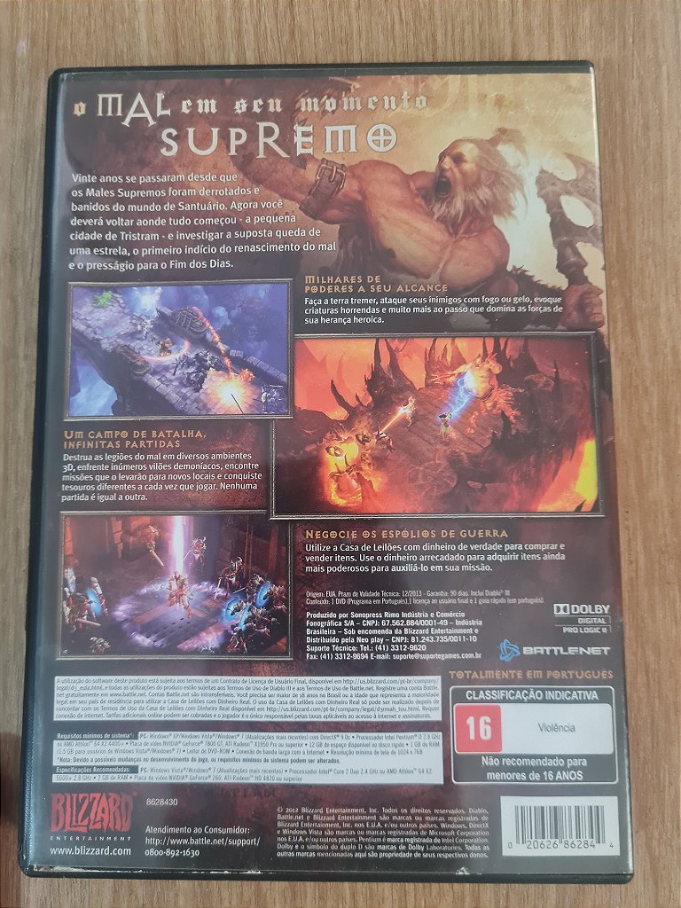 Jogo para PC Diablo III Original – imagem 3