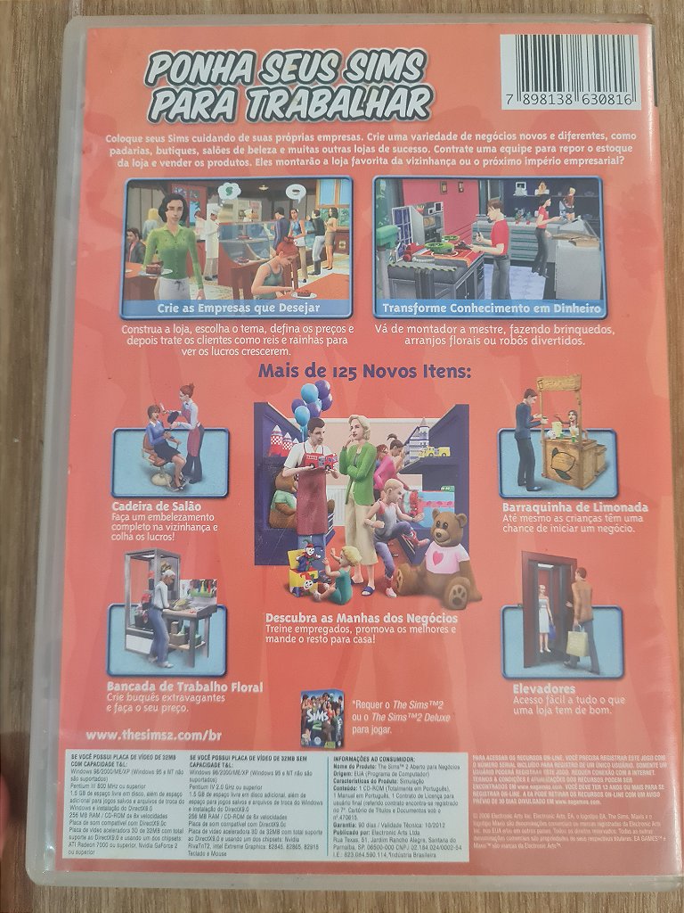 Jogo para PC The Sims 2: Aberto para Negócios Original – imagem 3