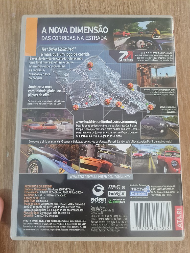 Jogo para PC Test Drive Unlimited Original – imagem 3