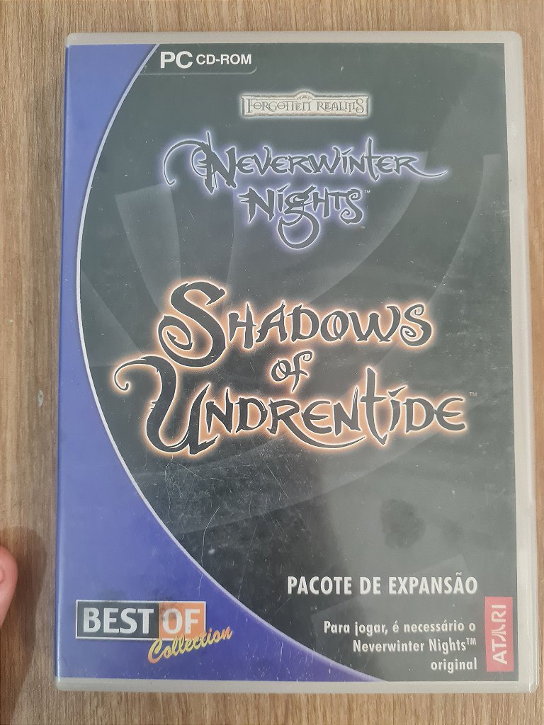 Jogo para PC Neverwinter Nights Shadows of Undrenti Original