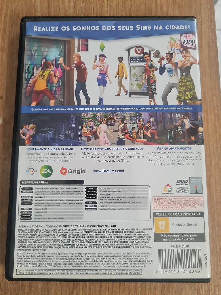 Jogo para PC The Sims 4: Vida na Cidade Original – imagem 3