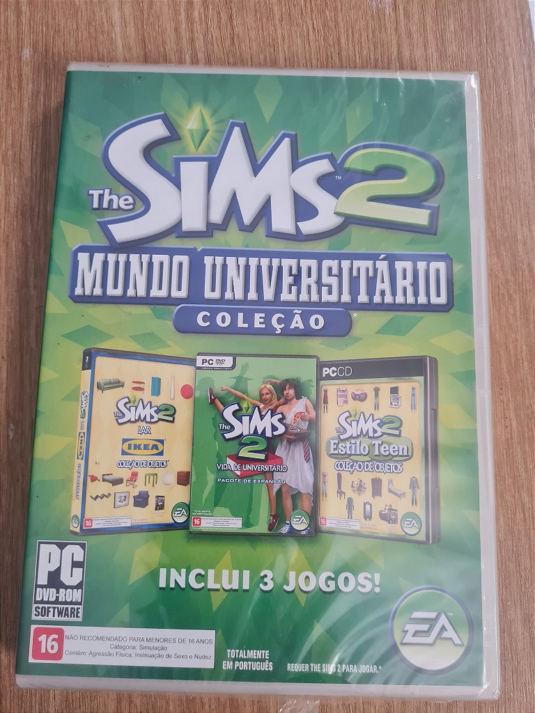 Jogo para PC The Sims 2 Mundo Universitário Lacrado Original