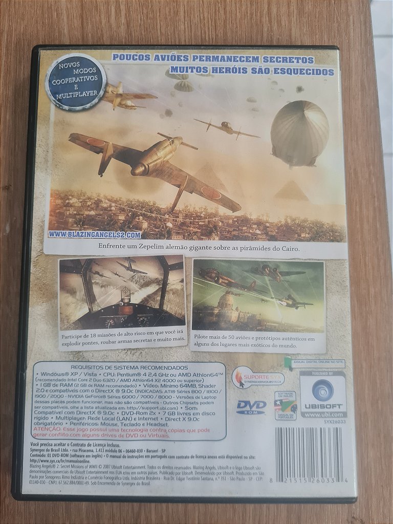 Jogo para PC Blazing Angels 2 Secret Missions of WW Original – imagem 3
