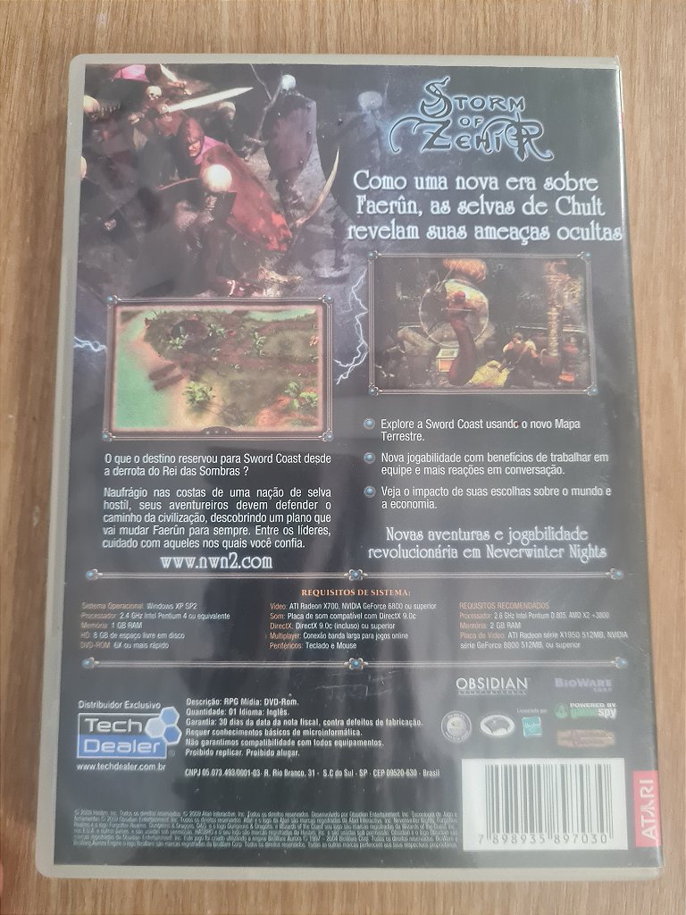 Jogo para PC Neverwinter Nights 2: Storm of Zehir Original – imagem 3