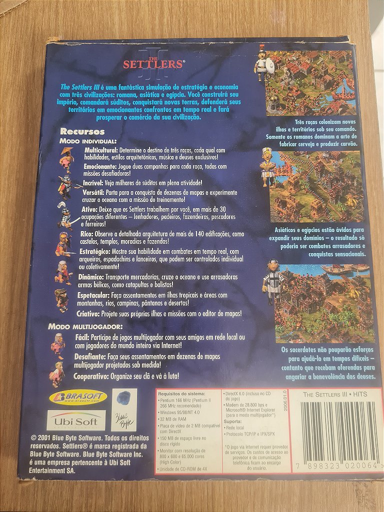 Jogo para PC The Settlers III Box Original – imagem 3