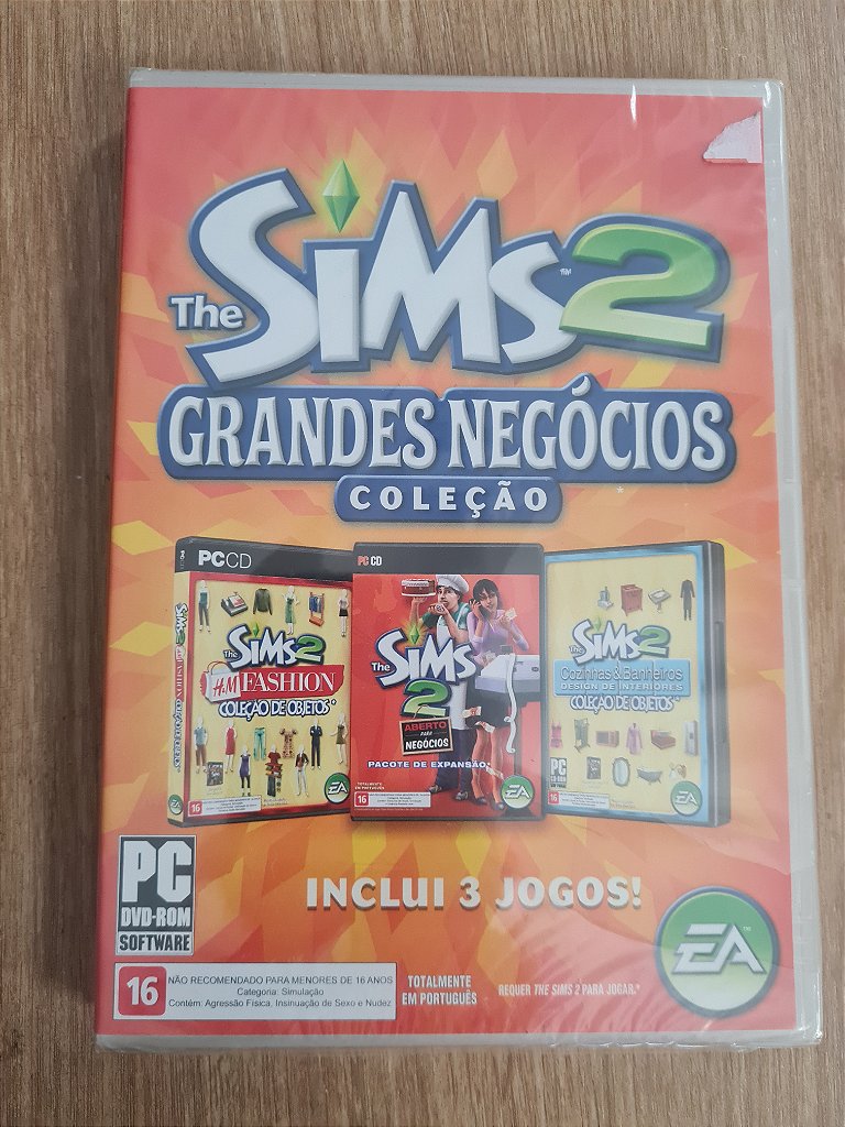 Jogo para PC The Sims 2: Coleção Grandes Negócios Lacrado