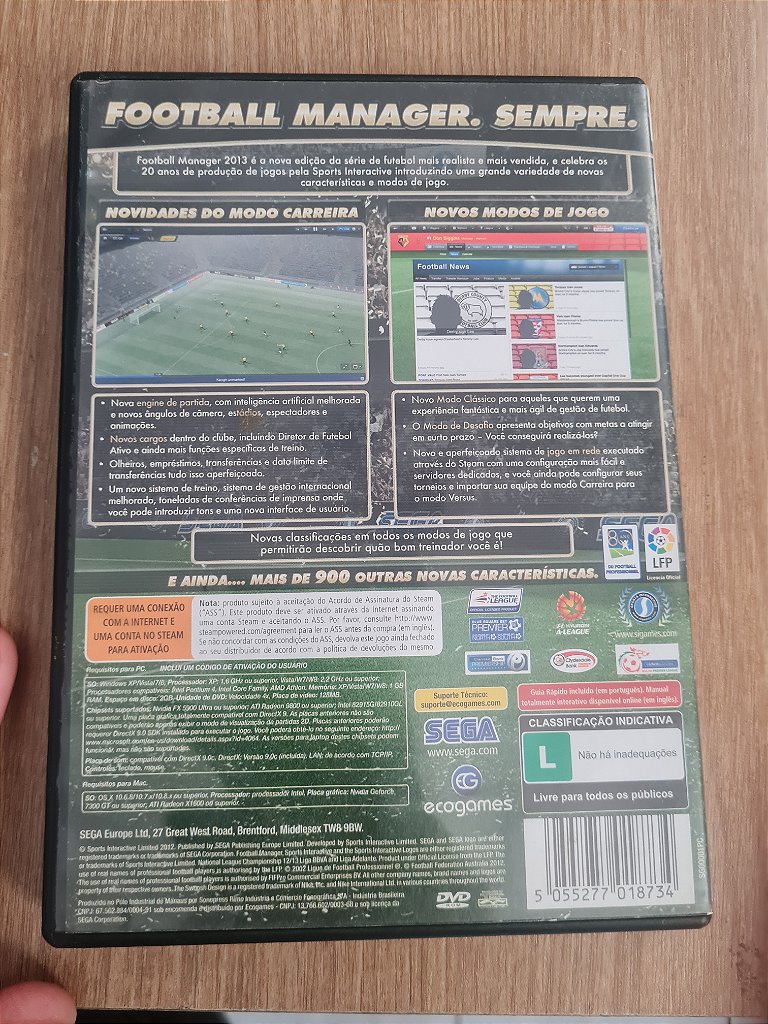 Jogo para Football Manager 2013 Original – imagem 3