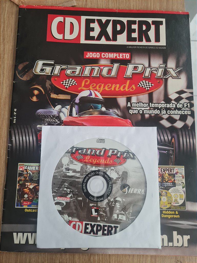 Jogo para PC Grand Prix Legends Revista CD Expert Original