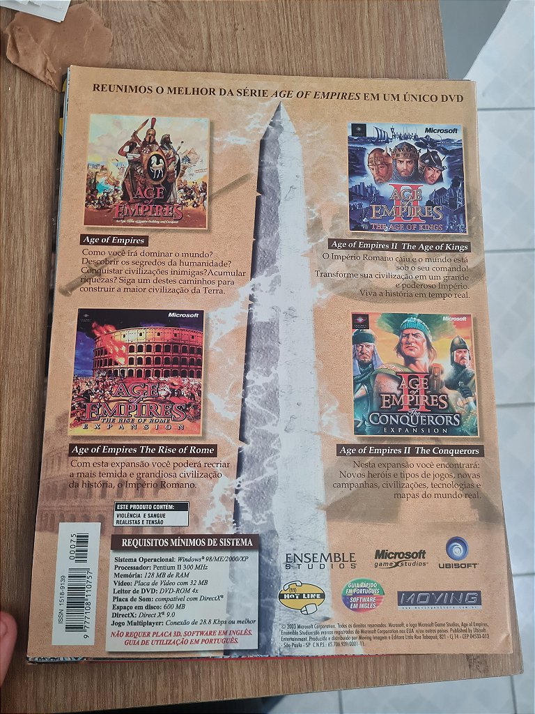 Jogo para Age of Empires 1 e 2 Collector Edition Original – imagem 2