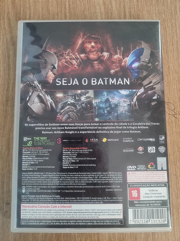 Jogo para PC Batman: Arkham Knight Original – imagem 2