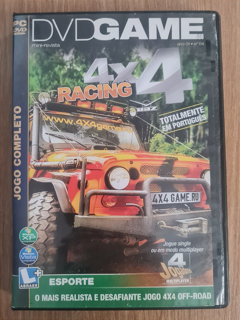 Jogo para PC 4x4 Racing (Mini-revista DVD Game) Original