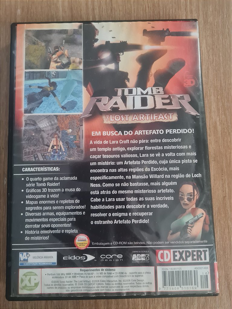 Jogo para PC Tomb Raider Lost Artifact CD Expert Original – imagem 3