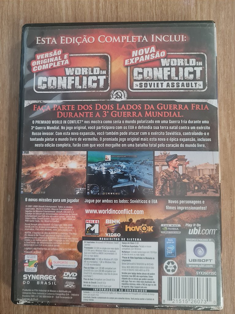 Jogo para PC World in Conflict: Soviet Assault Original – imagem 3