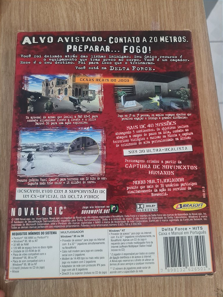 Jogo para PC Delta Force Box Manual Original – imagem 3