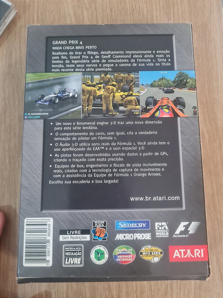 Jogo para PC Grand Prix 4 Big Box Original – imagem 3