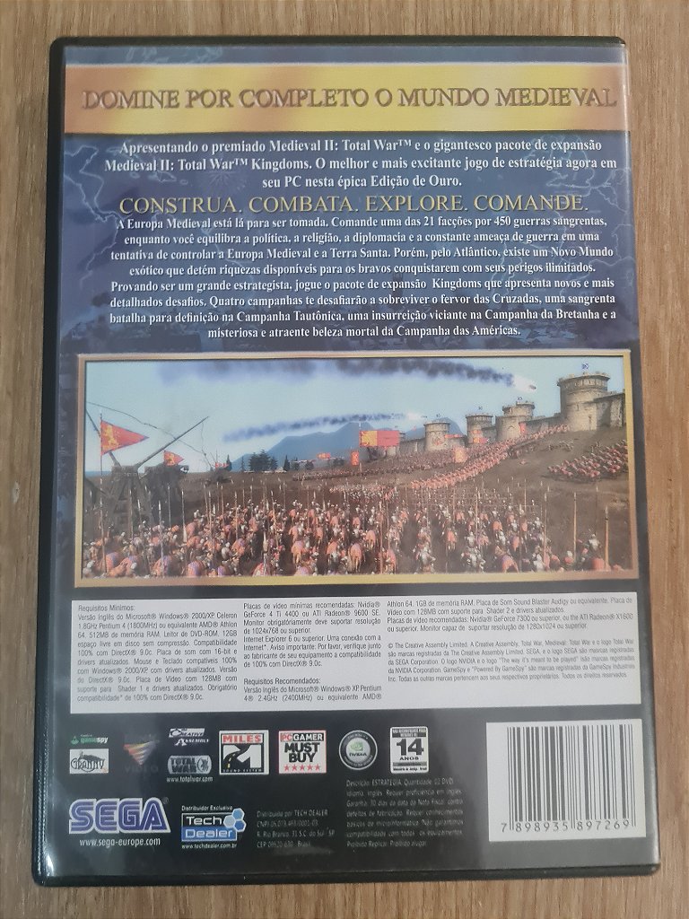 Jogo para PC Medieval II: Total War (Gold Edition) Original – imagem 3