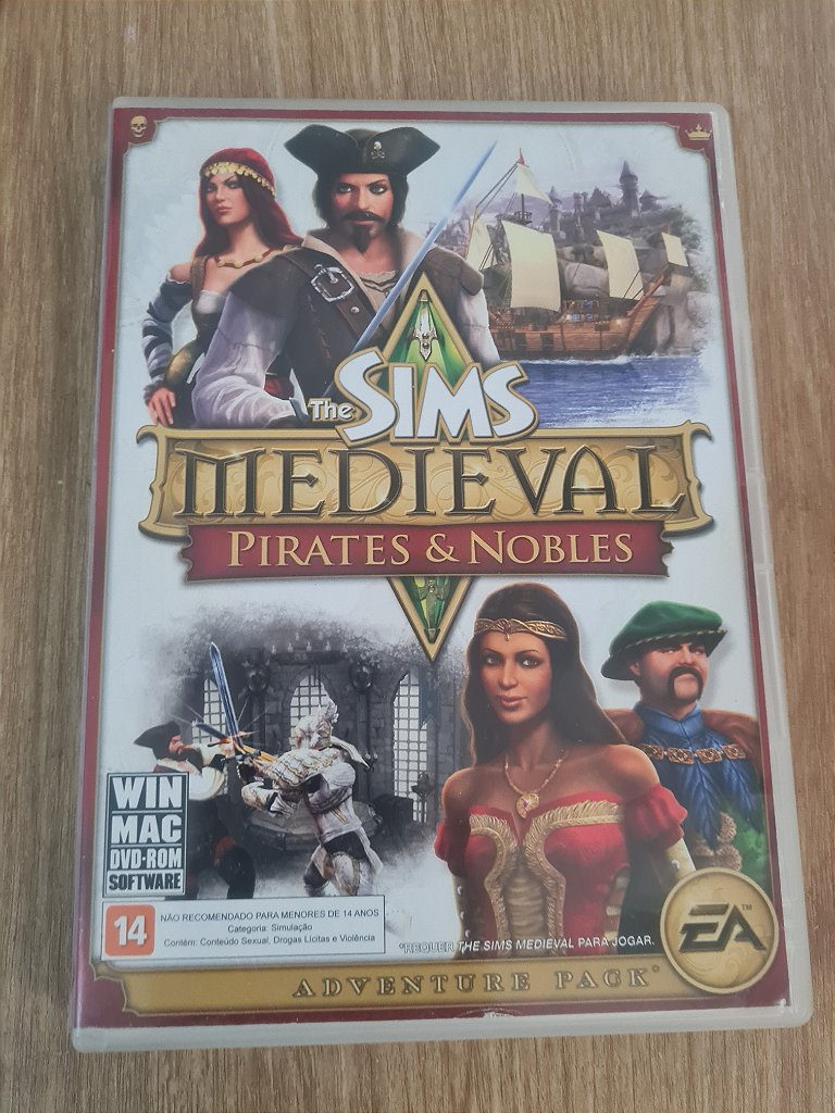 Jogo para PCThe Sims Medieval: Piratas & Nobres Original