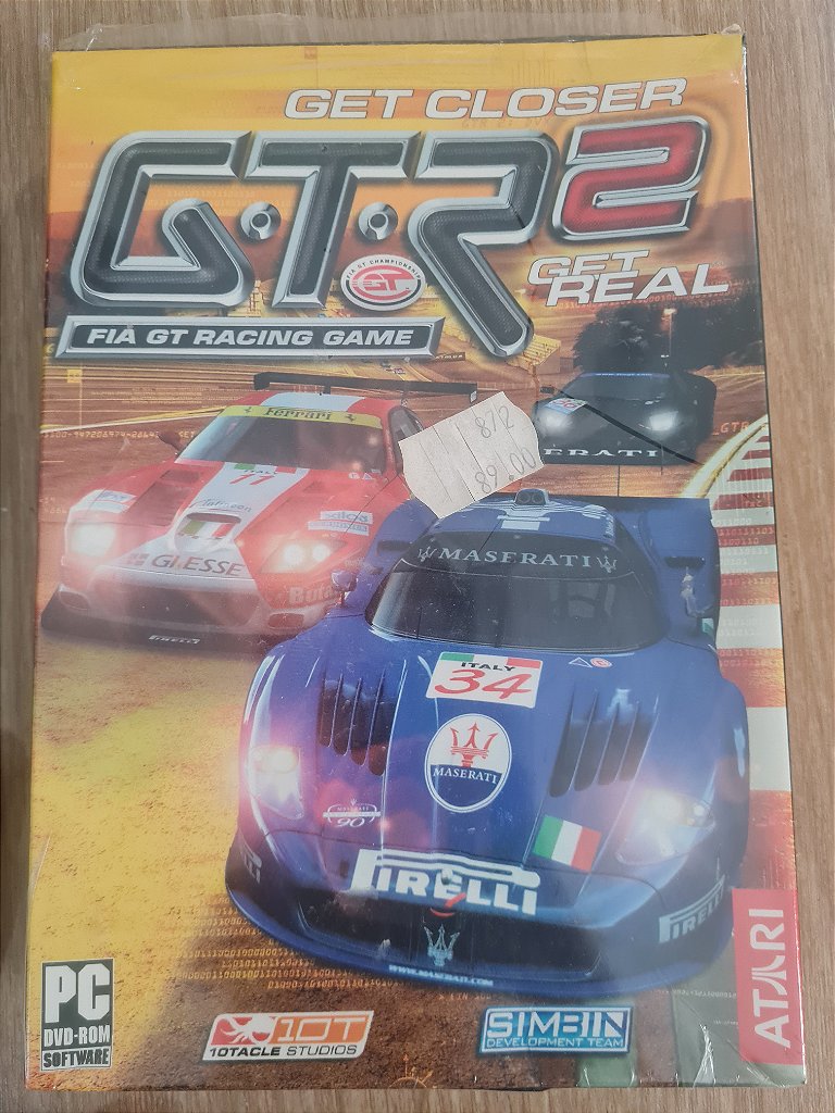 Jogo para PC GTR 2: FIA GT Racing Game Bog Box Original