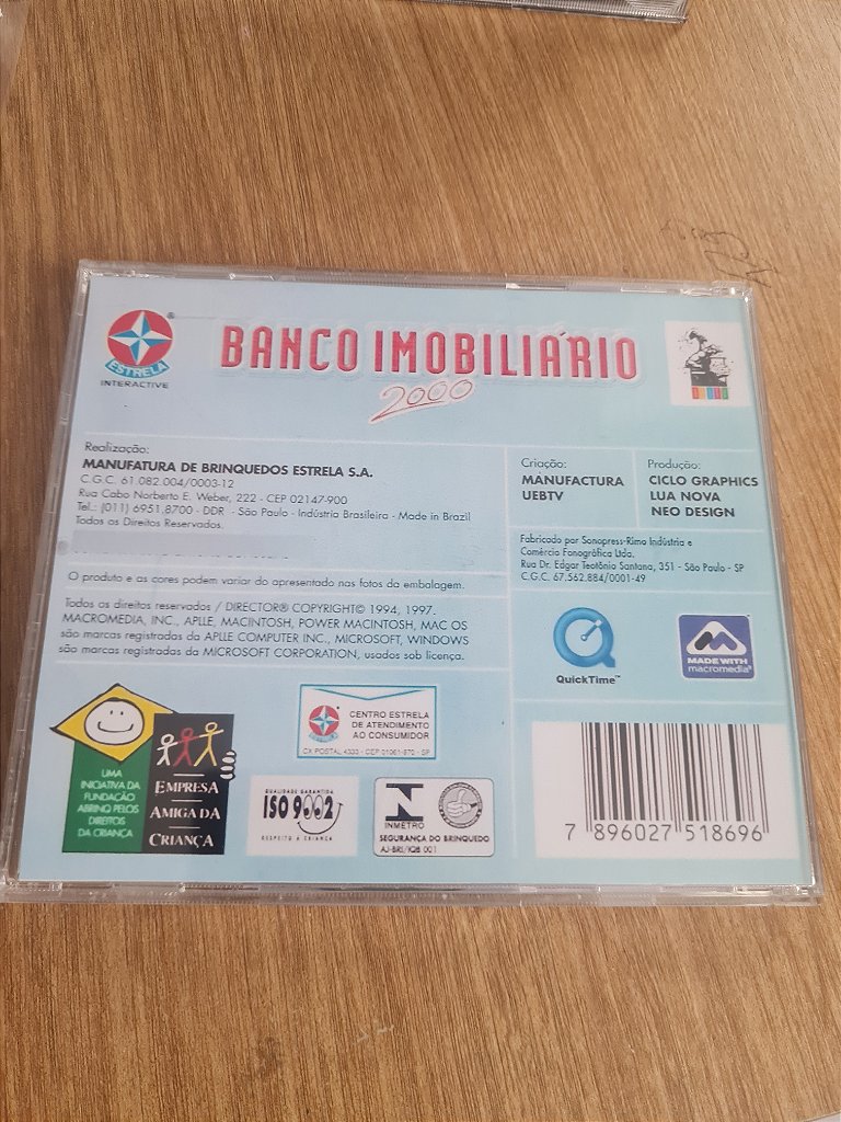 Jogo para PC Banco Imobiliário 2000 Original – imagem 3