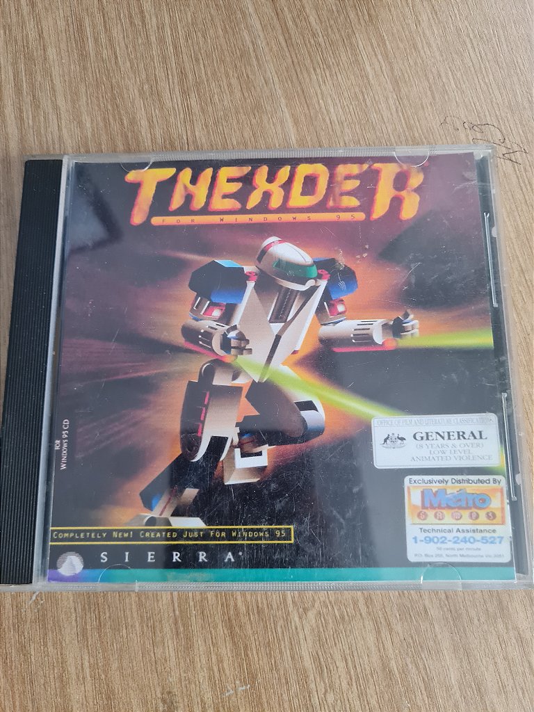Jogo para PC Thexder (para Windows 95) Original