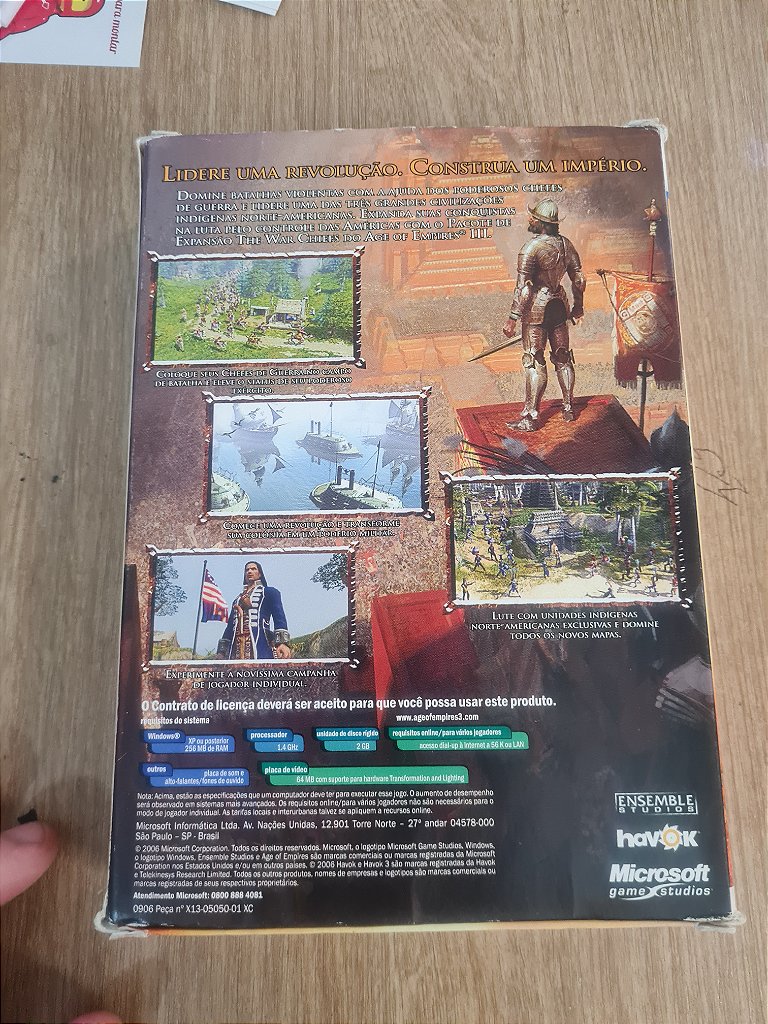 Jogo para PC Age of Empires III: The WarChiefs Box Original – imagem 4
