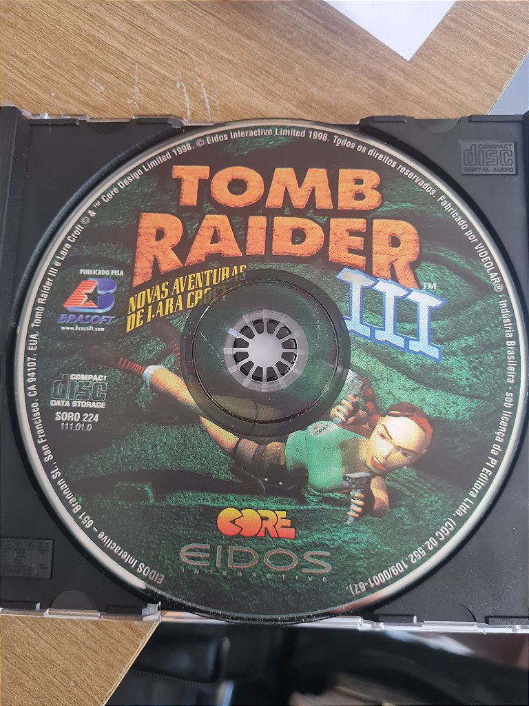Jogo PC CD Tomb Raider 3 III com manual Brasoft Original – imagem 2