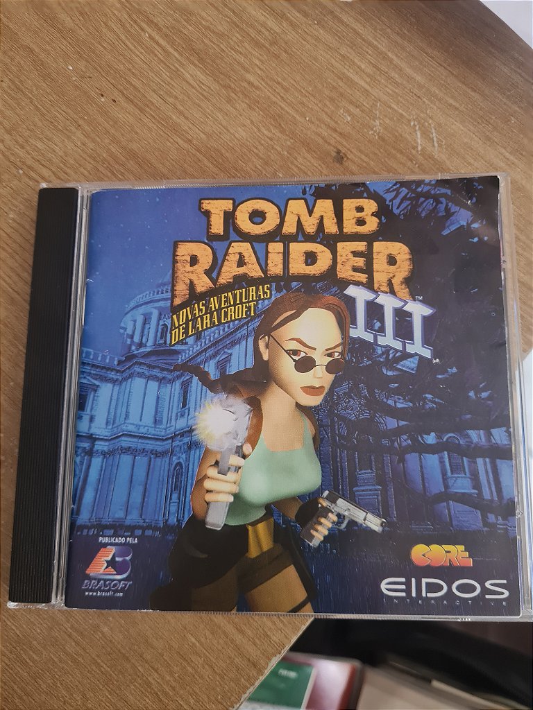 Jogo PC CD Tomb Raider 3 III com manual Brasoft Original