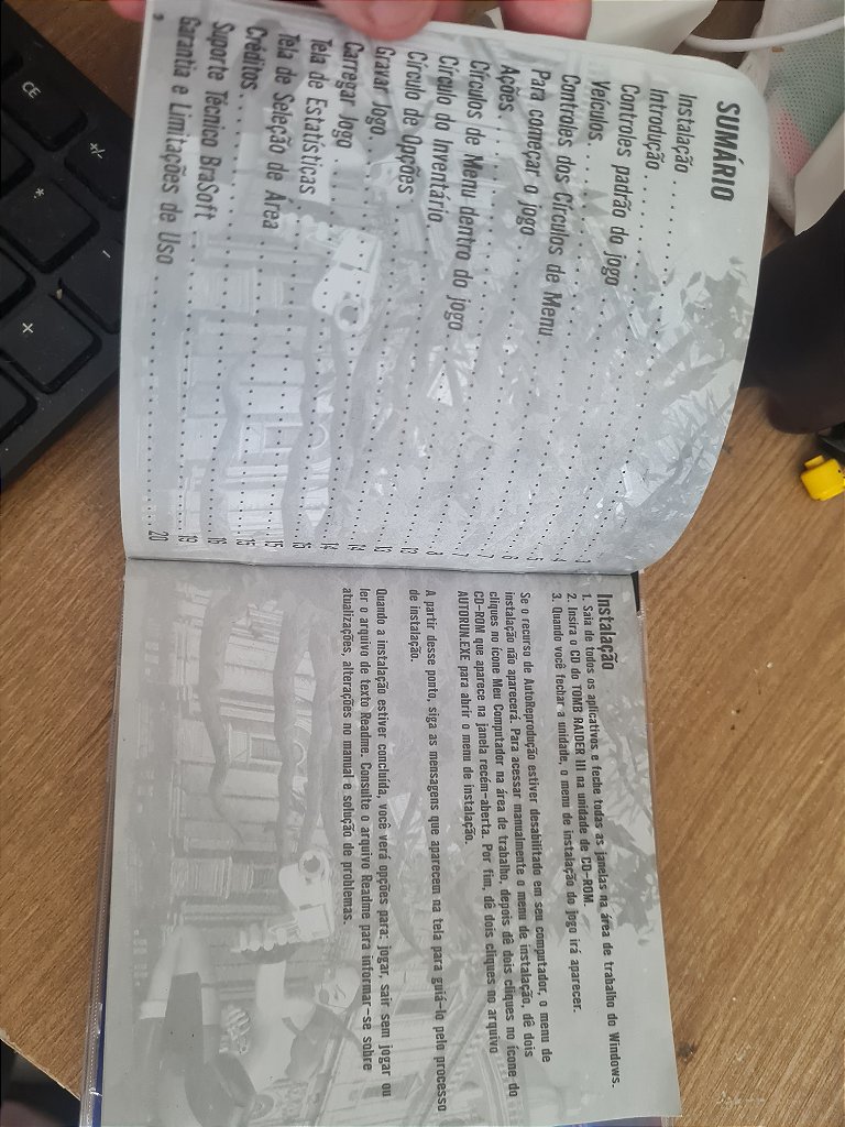 Jogo PC CD Tomb Raider 3 III com manual Brasoft Original – imagem 3
