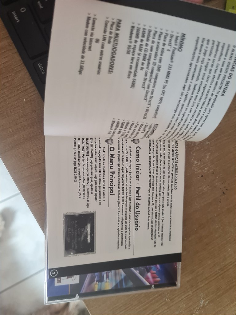 Jogo PC CD Alien versus Predador com manual Original – imagem 2