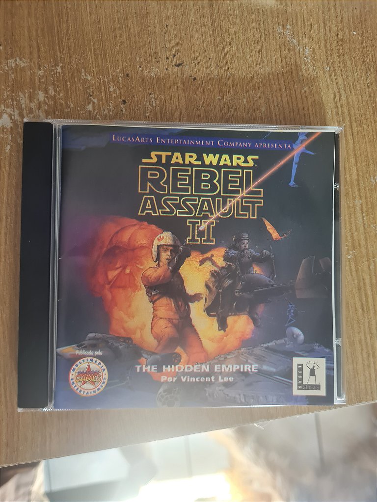 Jogo PC CD Starwars Rebel Assault 2 com manual Original