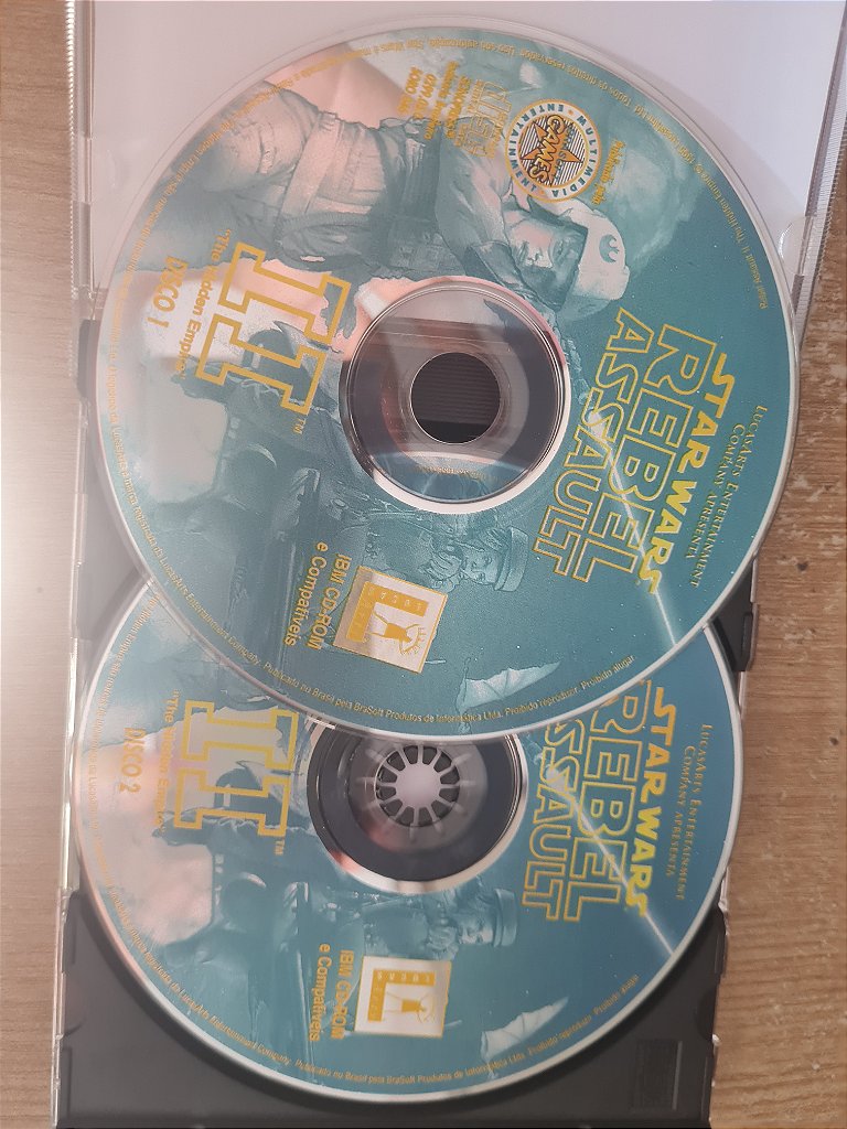 Jogo PC CD Starwars Rebel Assault 2 com manual Original – imagem 4