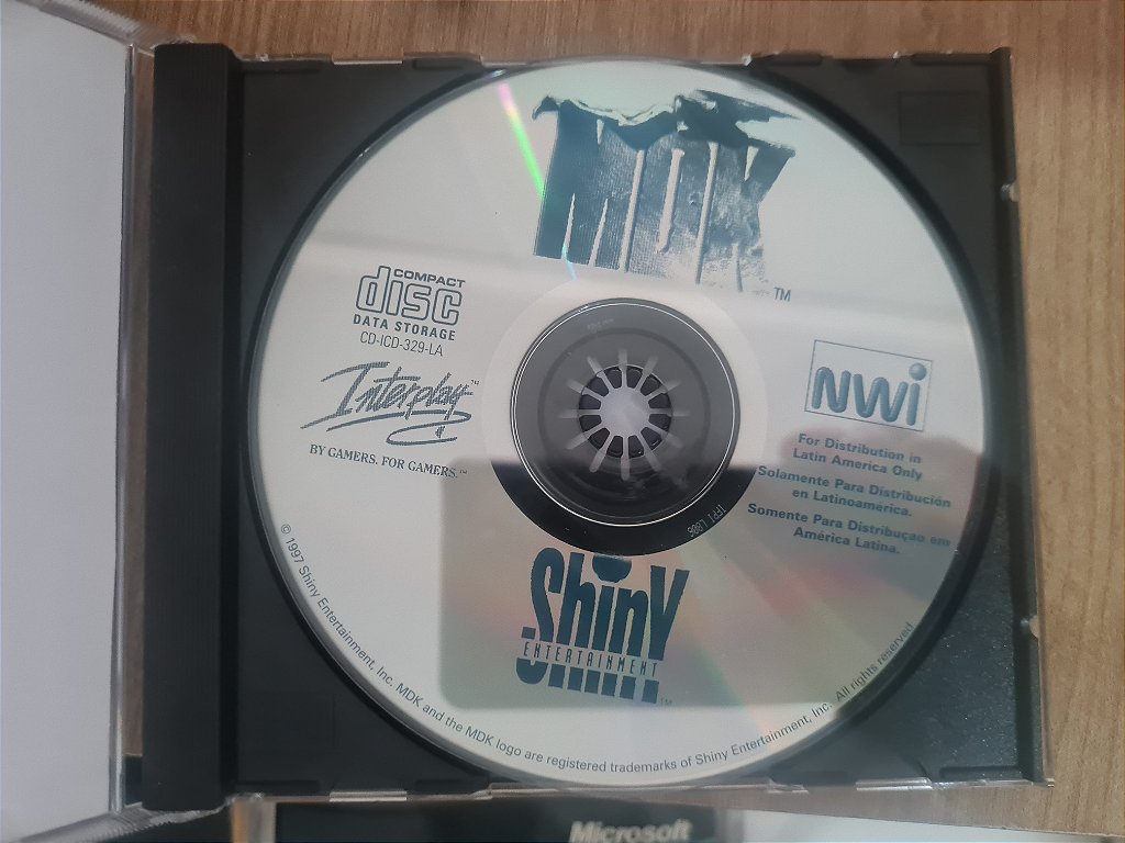 Jogo PC CD MDK Interplay com manual Original – imagem 4