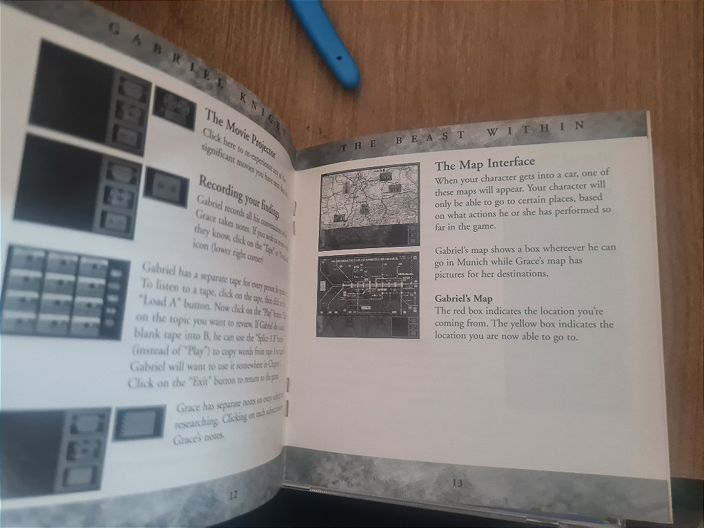 Jogo PC 6 CD The Beast Within Gabriel K com manual Original – imagem 2