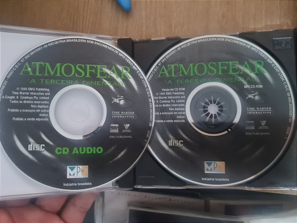 Jogo PC CD Atmosfear com CD de Audio Original – imagem 2