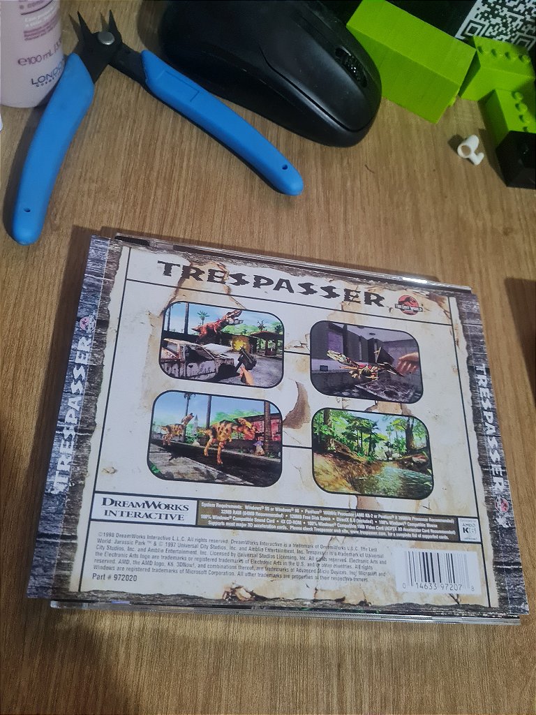 Jogo PC CD Trespasser Jurassic Park Original – imagem 3