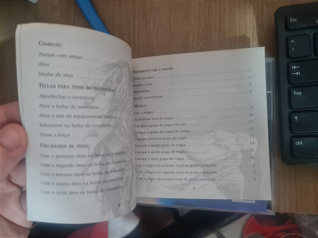 Jogo PC CD Lands of Lore Guardians Destiny Manual Original – imagem 2