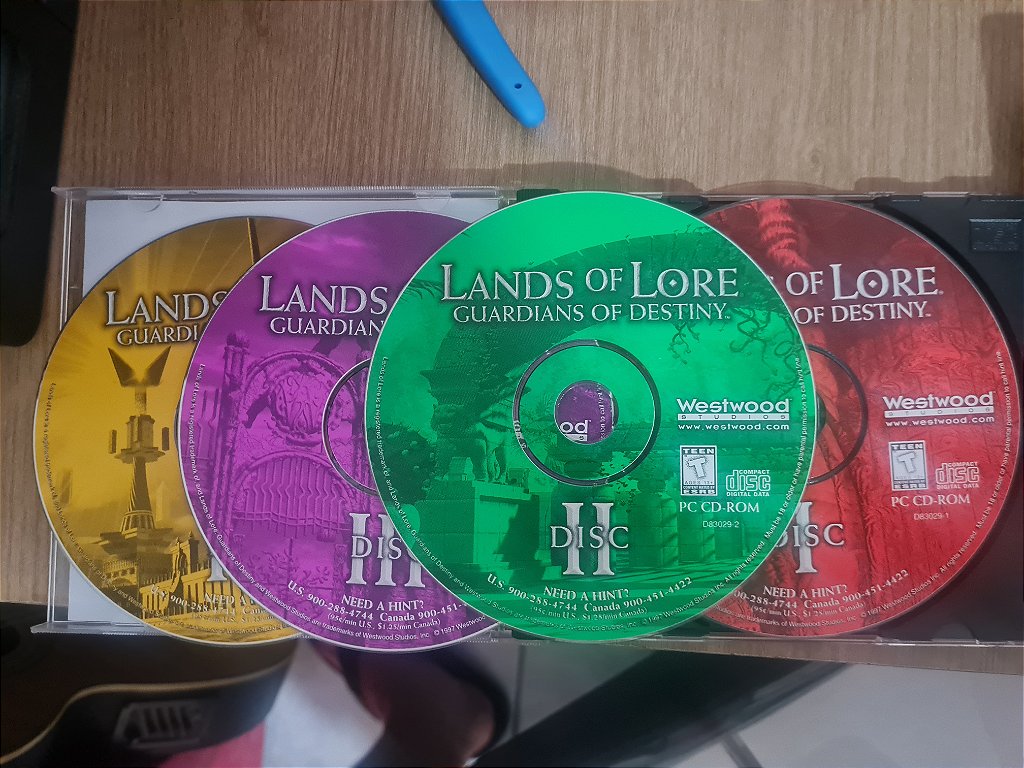 Jogo PC CD Lands of Lore Guardians Destiny Manual Original – imagem 3