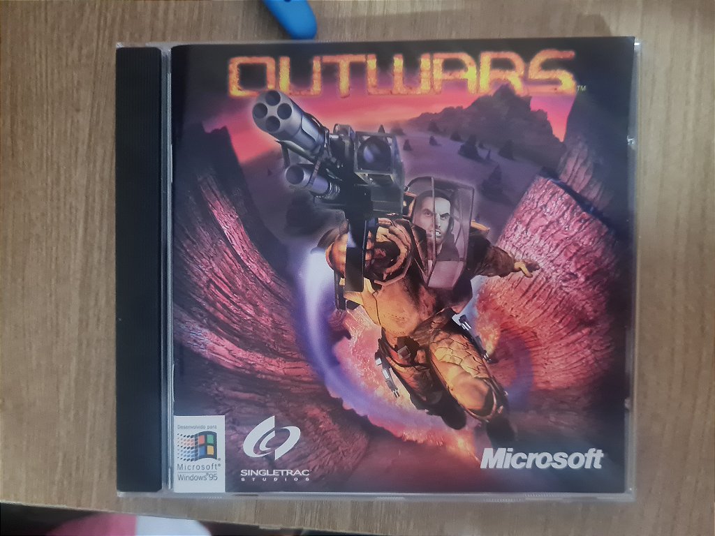 Jogo PC CD Outwars Microsoft com Manual Original