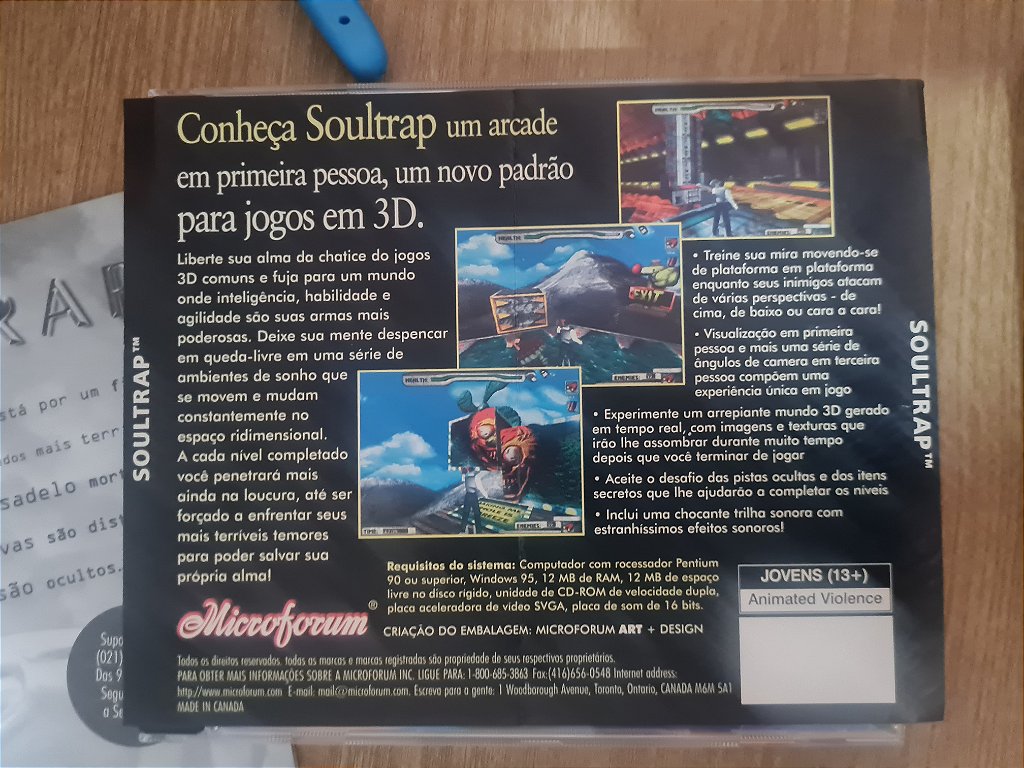 Jogo PC CD Soultrap com Manual Original – imagem 3