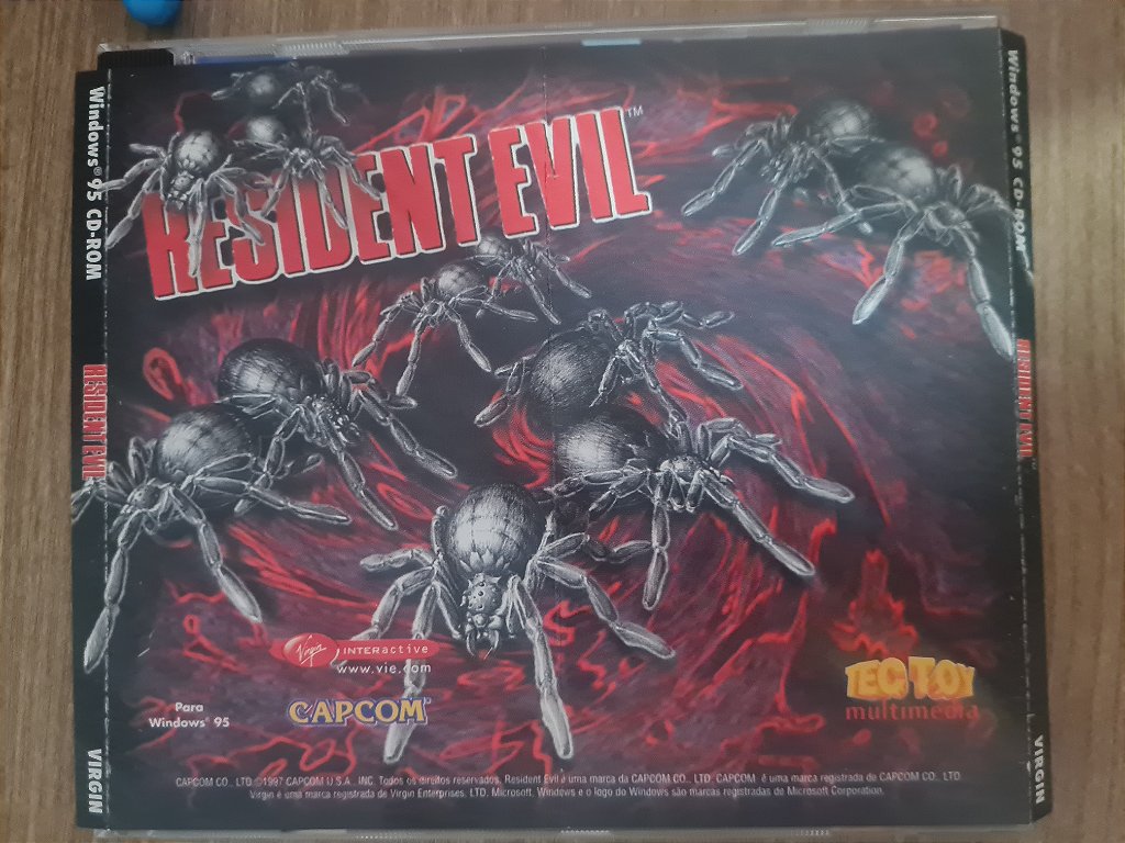 Jogo PC CD Resident Evil Tectoy Capcom com manual Original – imagem 5
