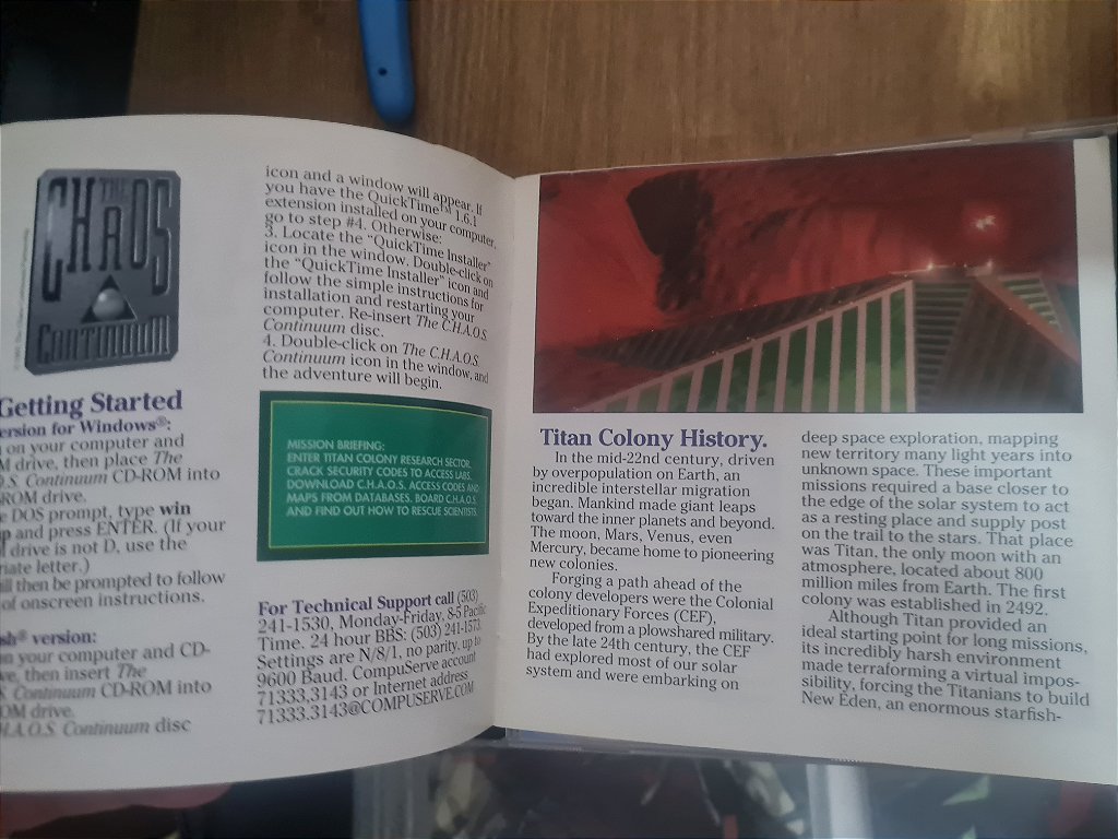 Jogo PC CD The chaos continuum com manual Original – imagem 2