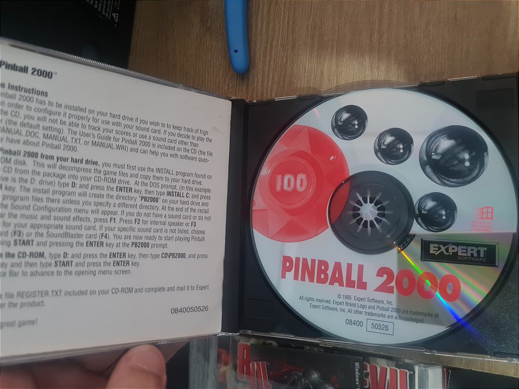 Jogo PC CD Pinball 2000 com manual Original – imagem 3