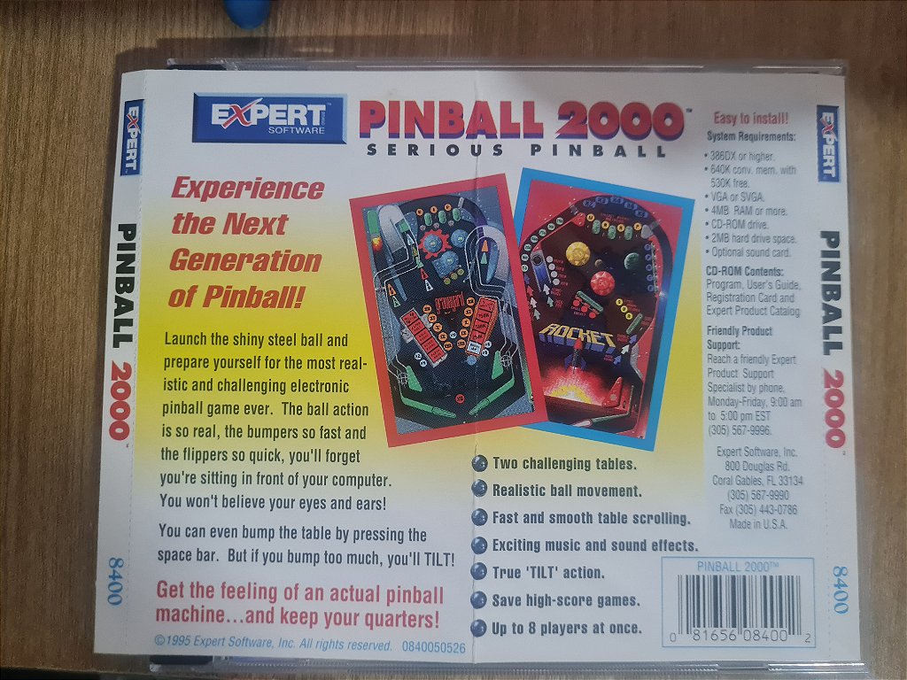 Jogo PC CD Pinball 2000 com manual Original – imagem 4