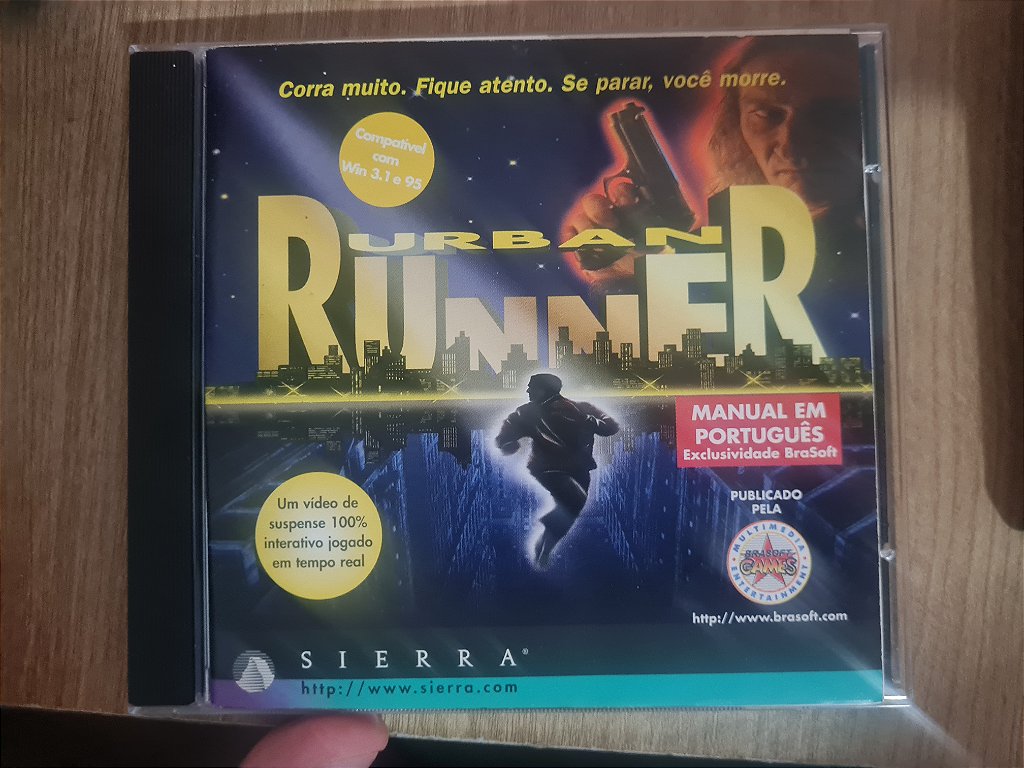 Jogo PC CD Urban Runner Com Manual Brasoft Original