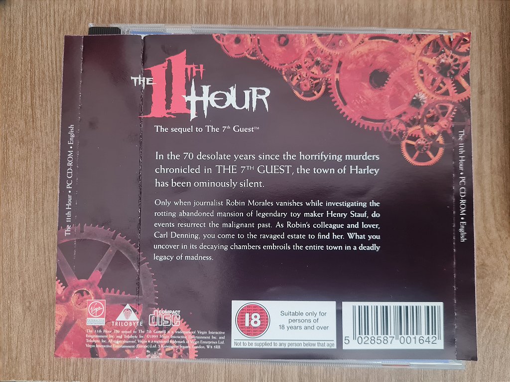 Jogo PC CD The 11th Hour Com Manual Original – imagem 3