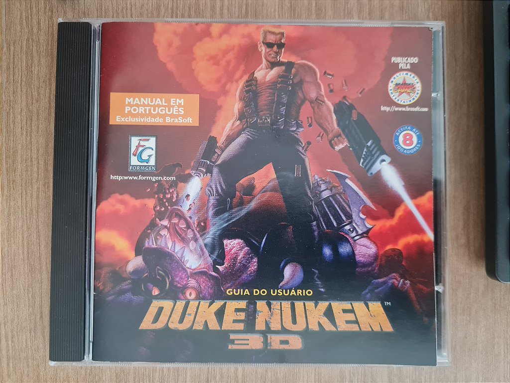 Jogo PC CD Duke Nukem 3D Brasoft Com Manual Original