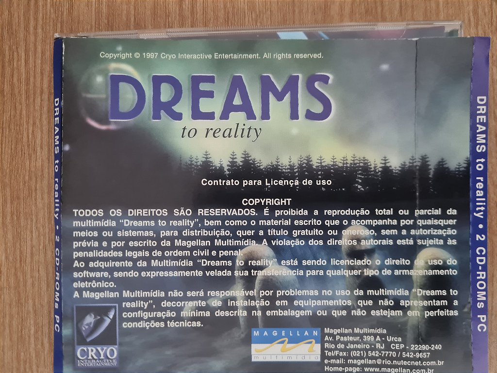 Jogo PC CD Dreams to reality Original – imagem 3