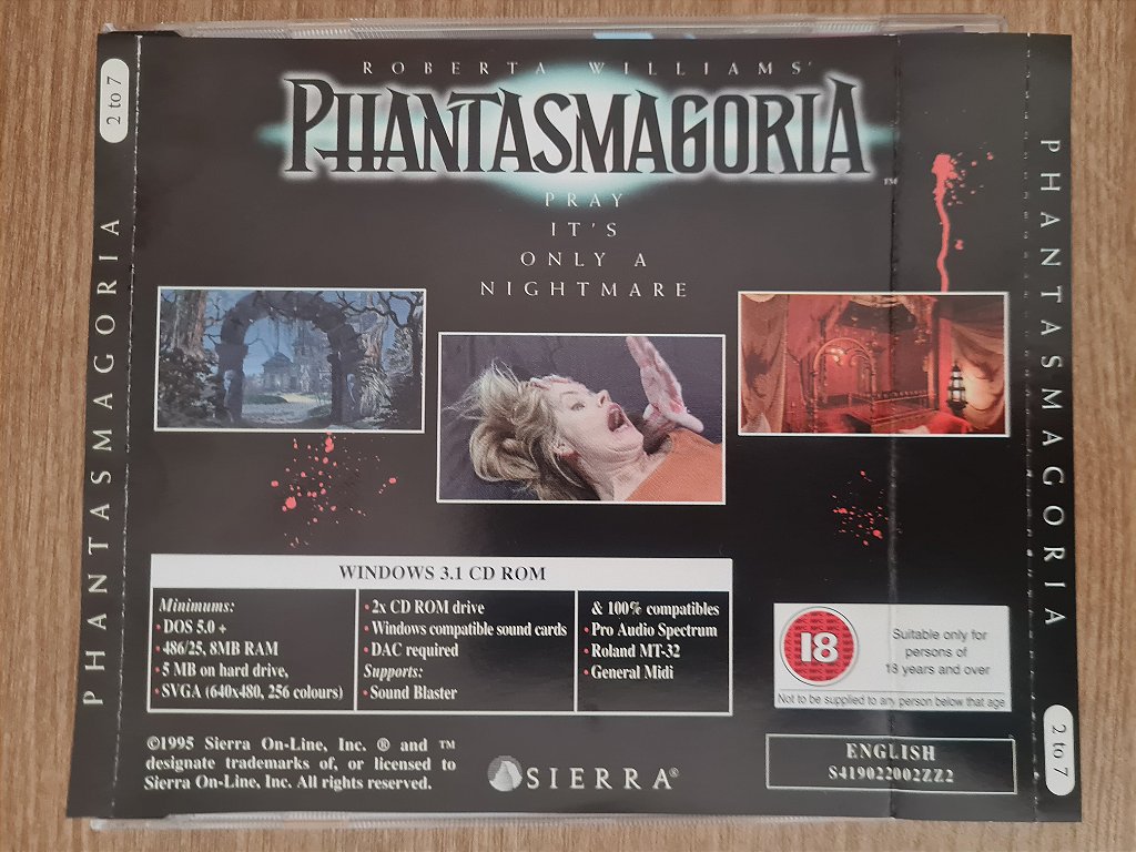 Jogo PC CD Phantamasgoria Com Manual 7cds Original – imagem 3