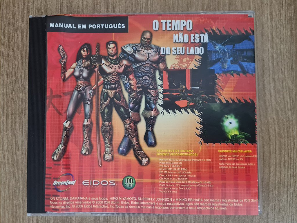 Jogo PC CD Daikatana Br Greenleaf Original – imagem 2