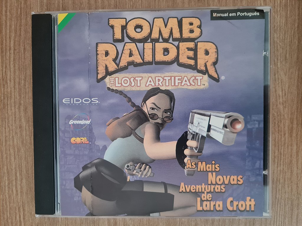 Jogo PC CD Tombraider The Lost Artifact Greenleaf Original